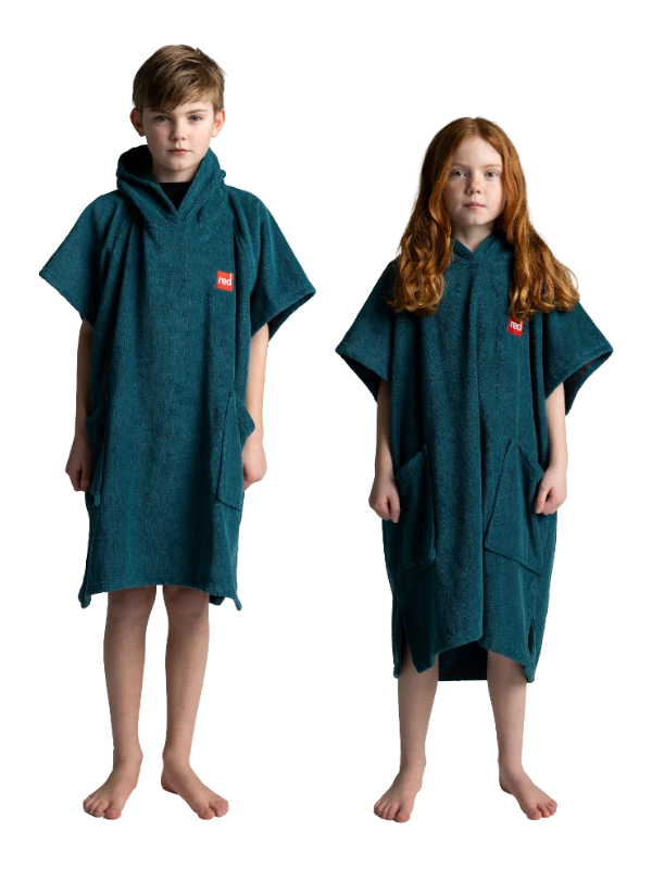 Red Paddle Co Kids Poncho Towel Changing Robe - Deep Teal