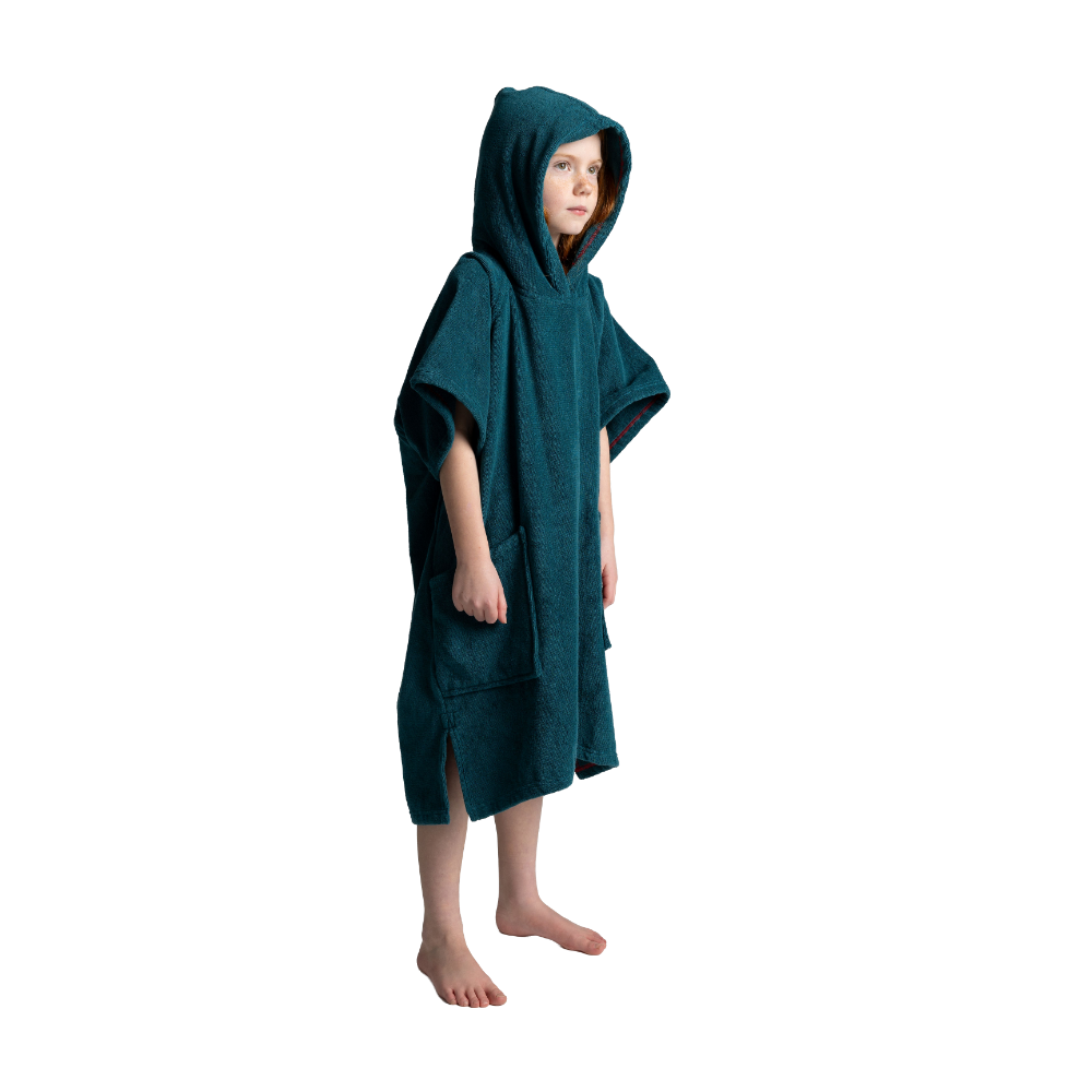 Red Paddle Co Kids Poncho Towel Changing Robe - Deep Teal