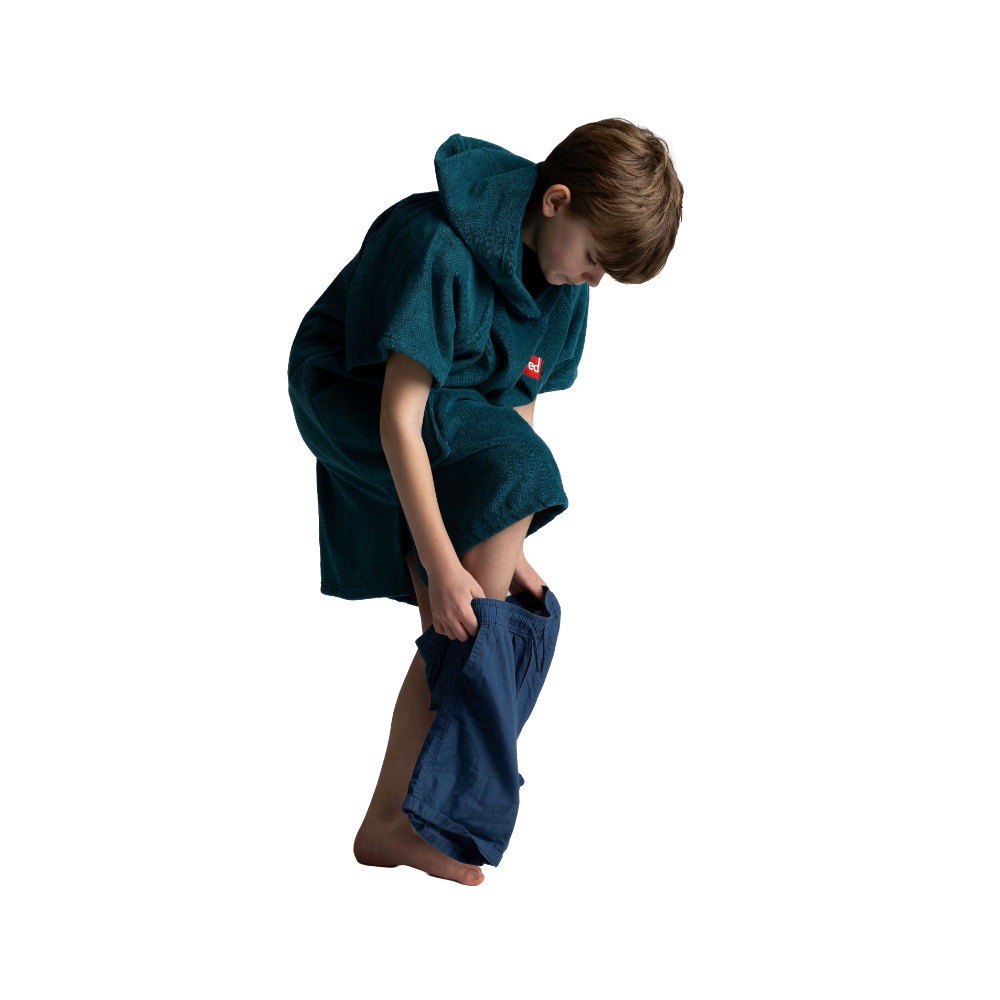 Red Paddle Co Kids Poncho Towel Changing Robe - Deep Teal
