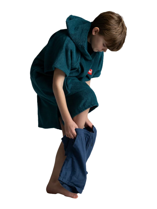 Red Paddle Co Kids Poncho Towel Changing Robe - Deep Teal