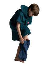 Red Paddle Co Kids Poncho Towel Changing Robe - Deep Teal