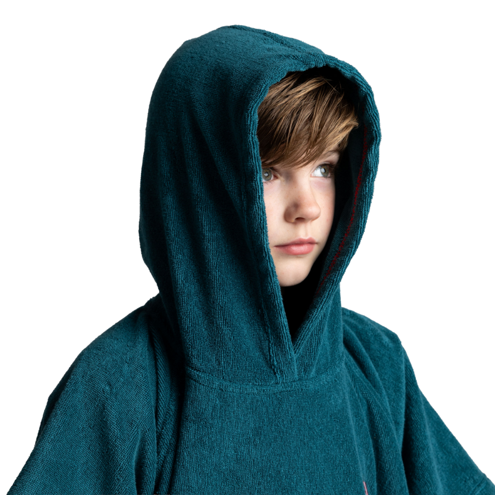 Red Paddle Co Kids Poncho Towel Changing Robe - Deep Teal