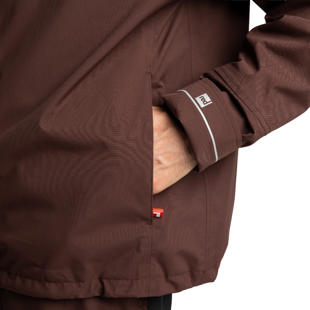 Red Paddle Co EVO Waterproof Jacket - Deep Chestnut