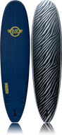 Surfworx Banshee Mini Mal 7ft Softboard FCS - Mid Blue-Softboards-troggs.com