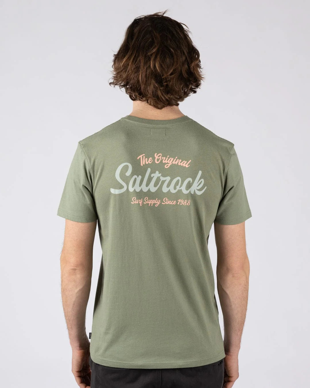 Saltrock Postcard Script T-Shirt