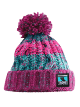 Troggs Cable Knit Beanie - Pink