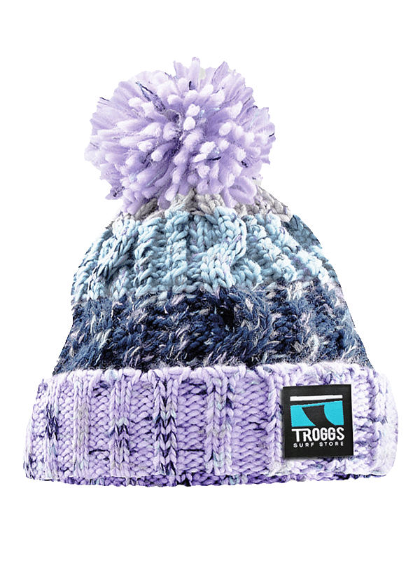 Troggs Cable Knit Beanie - Violet