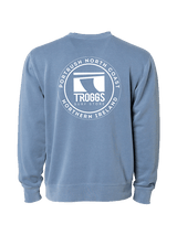 Troggs Independant Washed Sweatshirt - Slate Blue