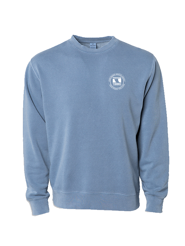 Troggs Independant Washed Sweatshirt - Slate Blue
