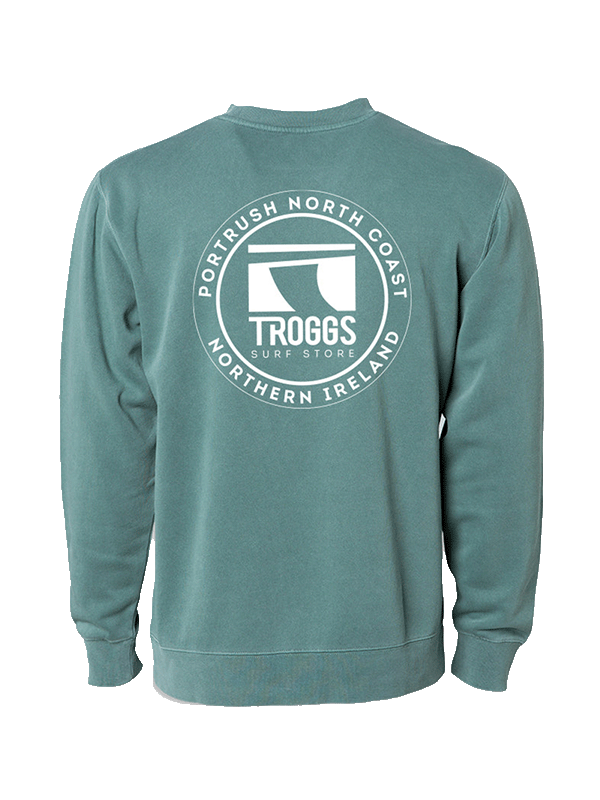 Troggs Independant Washed Sweatshirt - Alpine Green