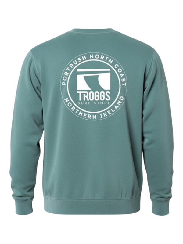 Troggs Independant Washed Sweatshirt - Alpine Green