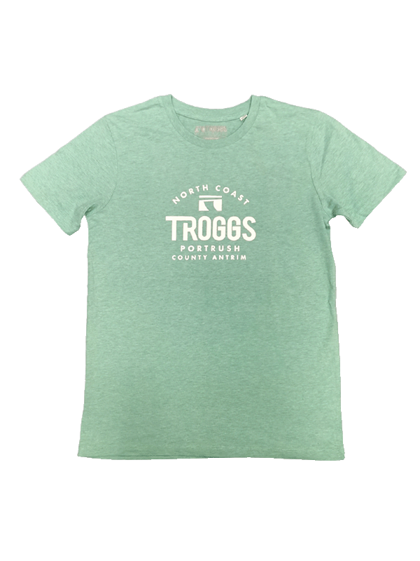 Troggs Kids Signature T-Shirt - Heather Green