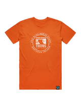 Troggs Mono Sticker T-Shirt - Orange