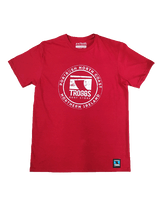 Troggs Mono Sticker T-Shirt - Cardinal Red