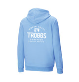 Troggs Signature Zipped Hoodie - Light Blue-Womens clothing-troggs.com