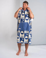 Saltrock Equinox Towelling Poncho - Dark Blue