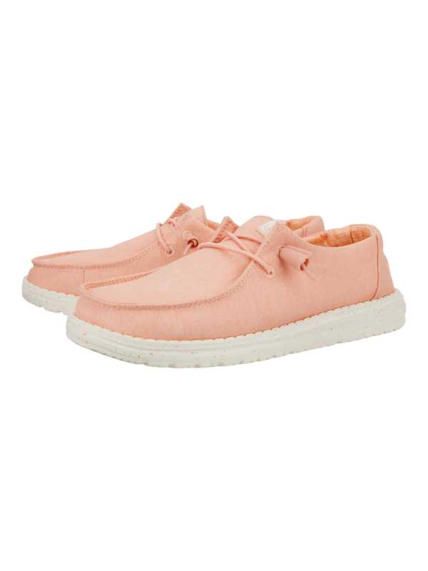 HEYDUDE Wendy Canvas Shoe - Pink