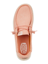 HEYDUDE Wendy Canvas Shoe - Pink