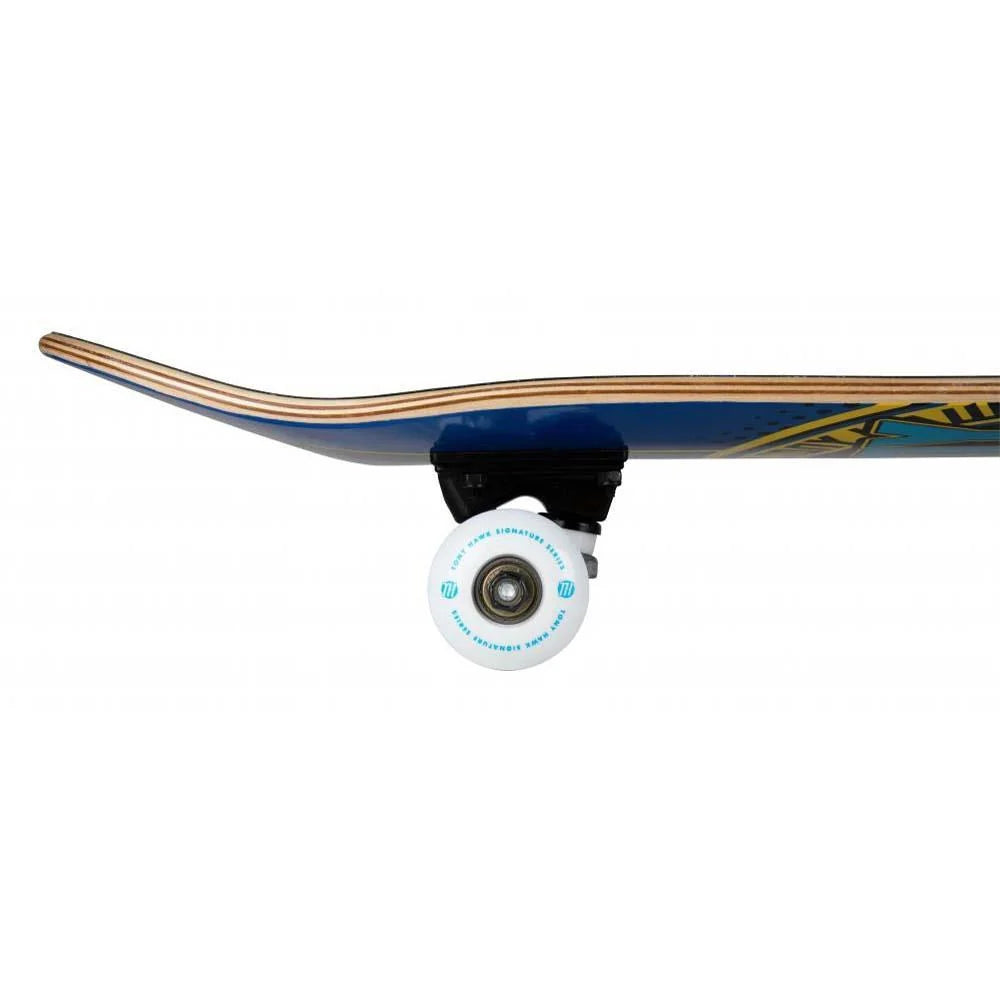 Tony Hawk SS 180+ Badge Logo Complete Skateboard - Blue/Yellow