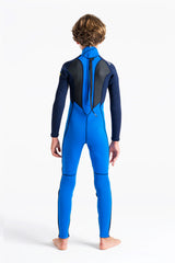 C-Skins Junior Element 3/2 Wetsuit - Cyan/Slate/Multi