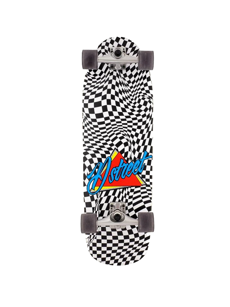 D Street Check Warp Surf Skate - 32"
