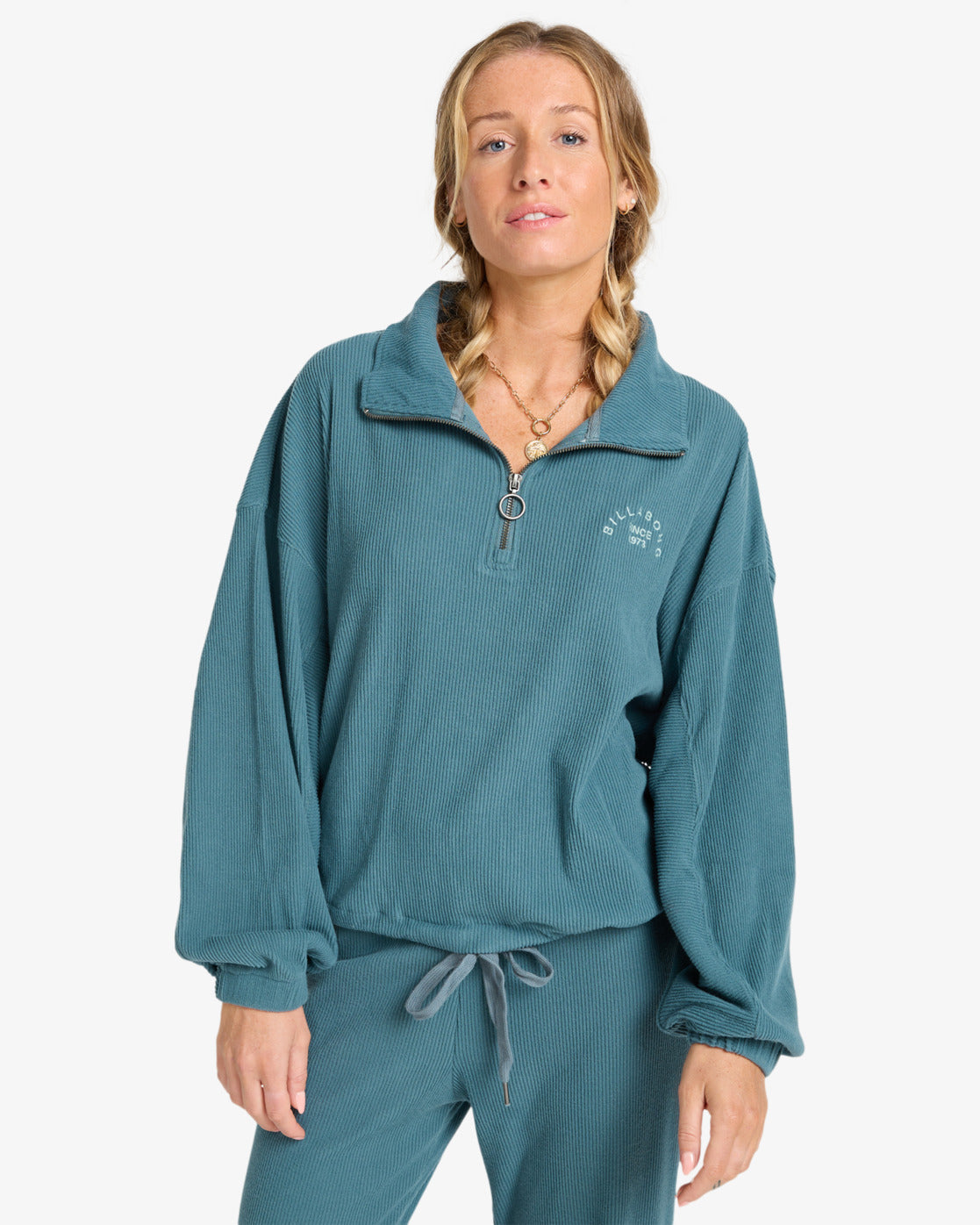 Billabong Coffee Time Rib 1/4 Zip Knit