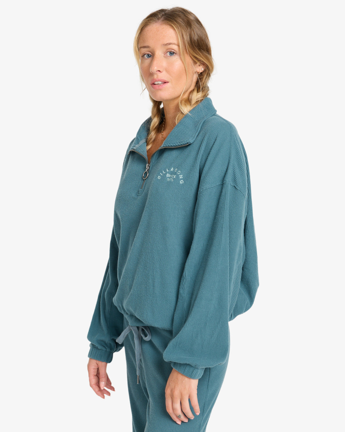 Billabong Coffee Time Rib 1/4 Zip Knit