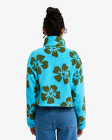 Billabong Holiday Cropped Half Zip Fleece