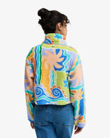 Billabong Holiday Cropped Half Zip Fleece