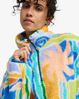 Billabong Holiday Cropped Half Zip Fleece