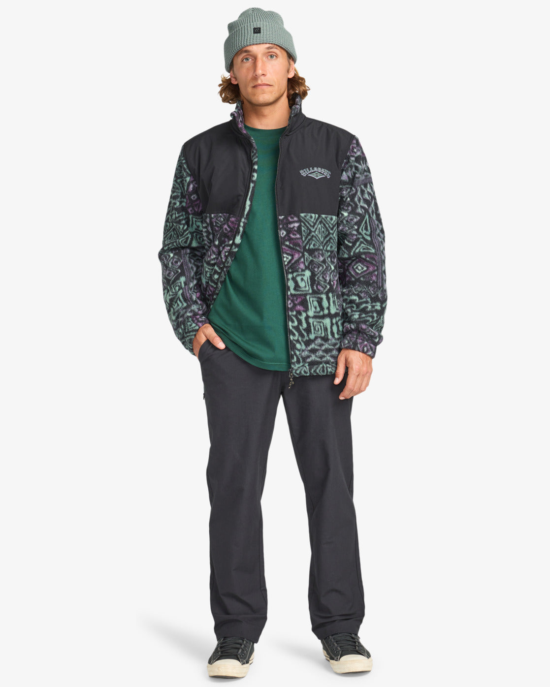 Billabong Boundary Re-Issue Half Zip Fleece
