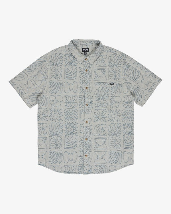 Billabong Sundays Jacquard Short Sleeve Shirt