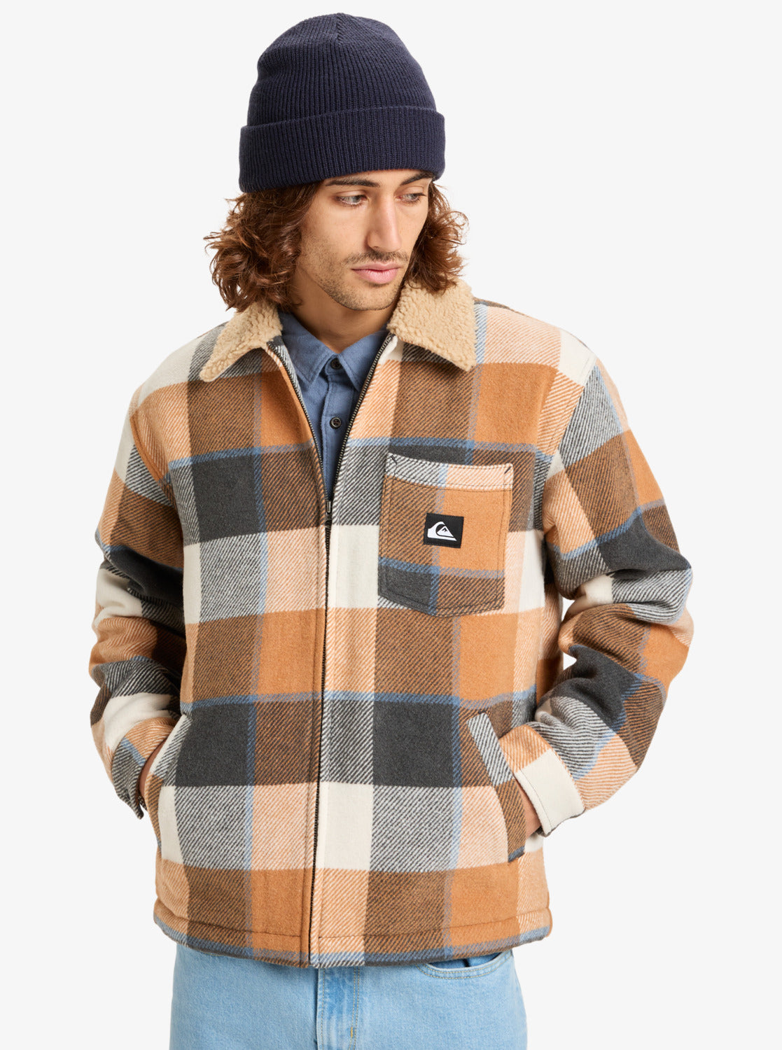Quiksilver DNA Sherpa Harrington Jacket