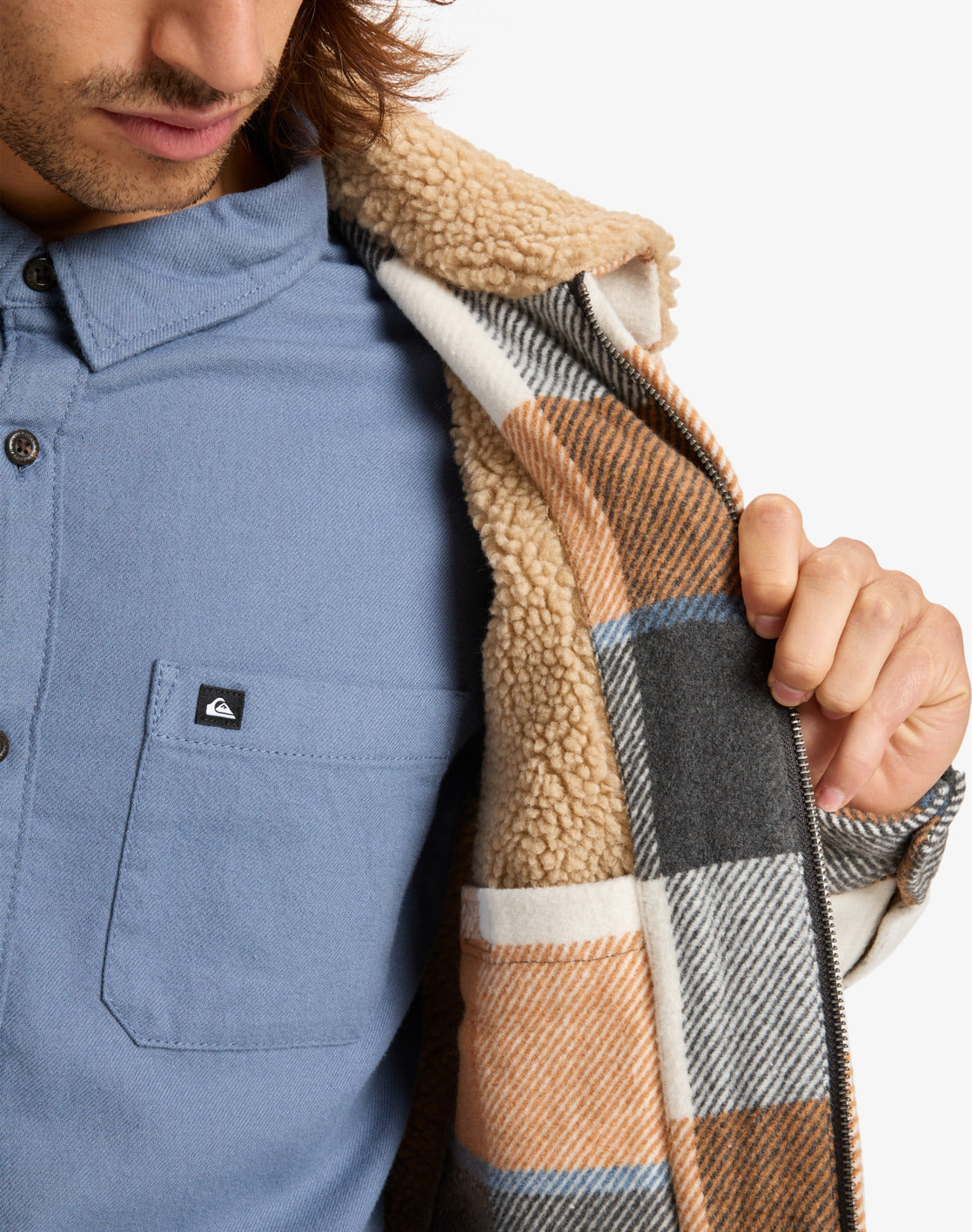 Quiksilver DNA Sherpa Harrington Jacket
