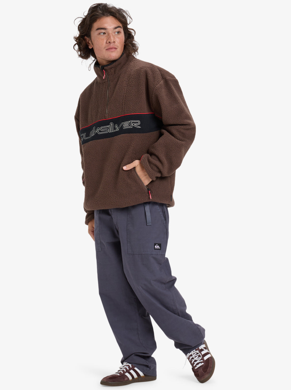 Quiksilver Omni Sherpa Half Zip Fleece