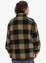 Quiksilver Mercury Woodlands Sherpa 1/2 Zip Fleece Jacket