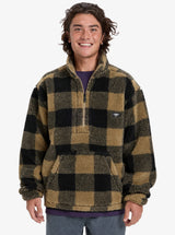 Quiksilver Mercury Woodlands Sherpa 1/2 Zip Fleece Jacket