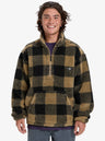 Quiksilver Mercury Woodlands Sherpa 1/2 Zip Fleece Jacket