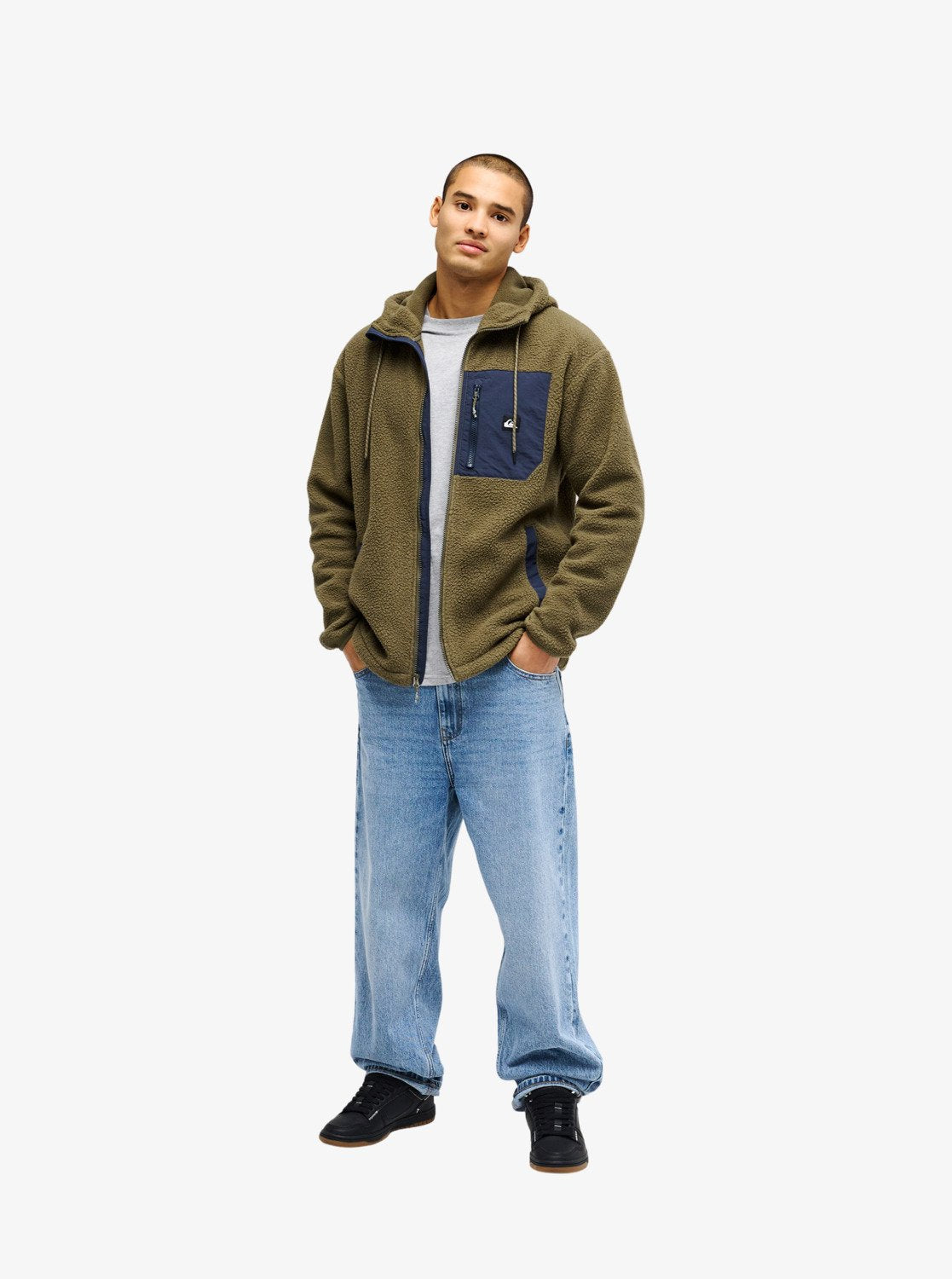 Quiksilver Clean Coast Hooded Zip Fleece