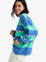 Roxy Strictly Stripes Oversized Sweatshirt