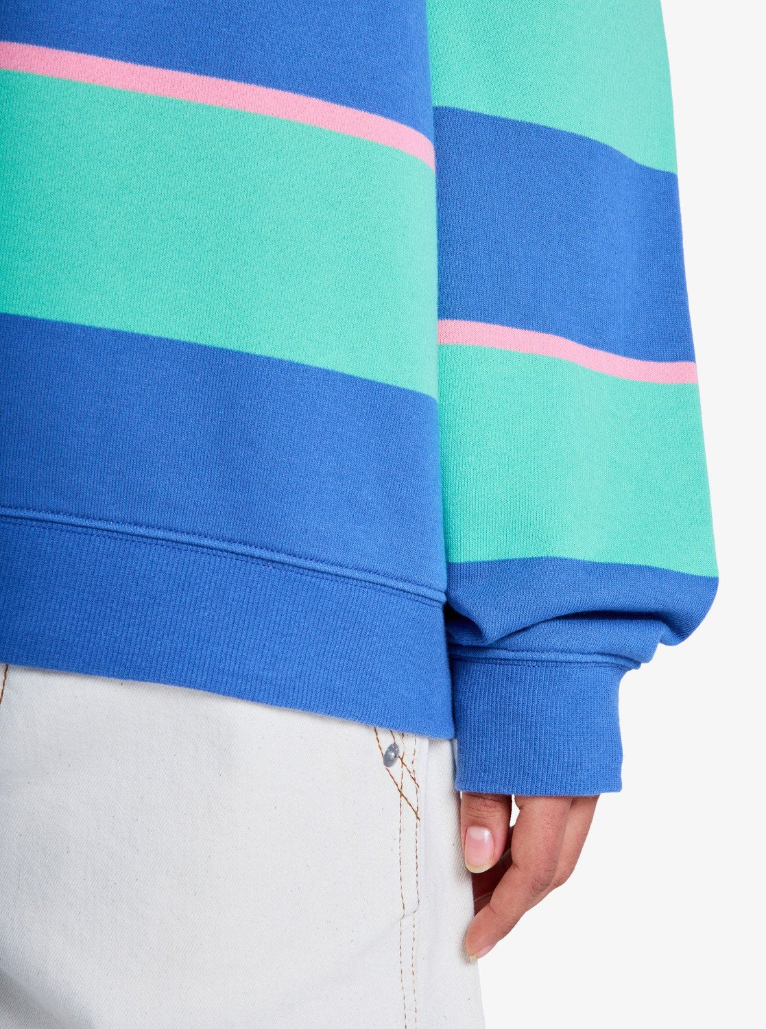 Roxy Strictly Stripes Oversized Sweatshirt