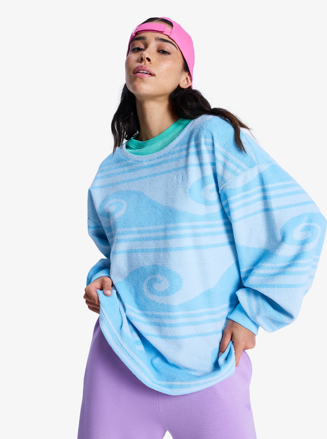 Roxy Make It Sunny Terry Sweatshirt