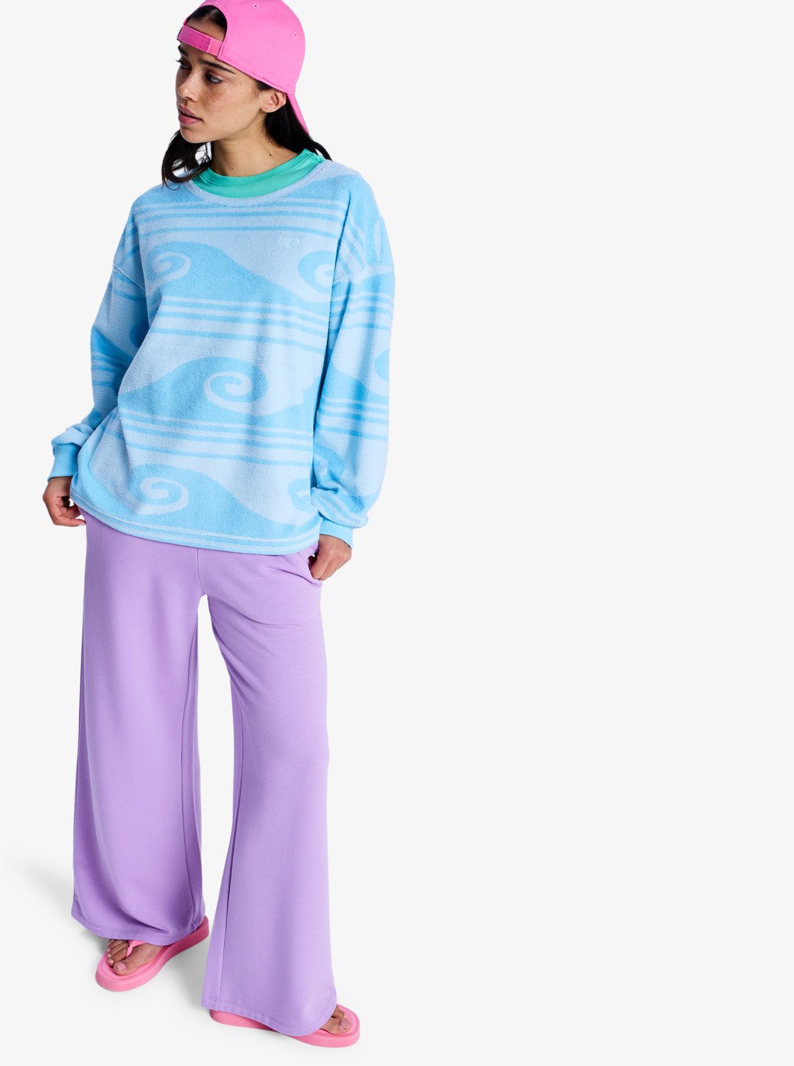 Roxy Make It Sunny Terry Sweatshirt