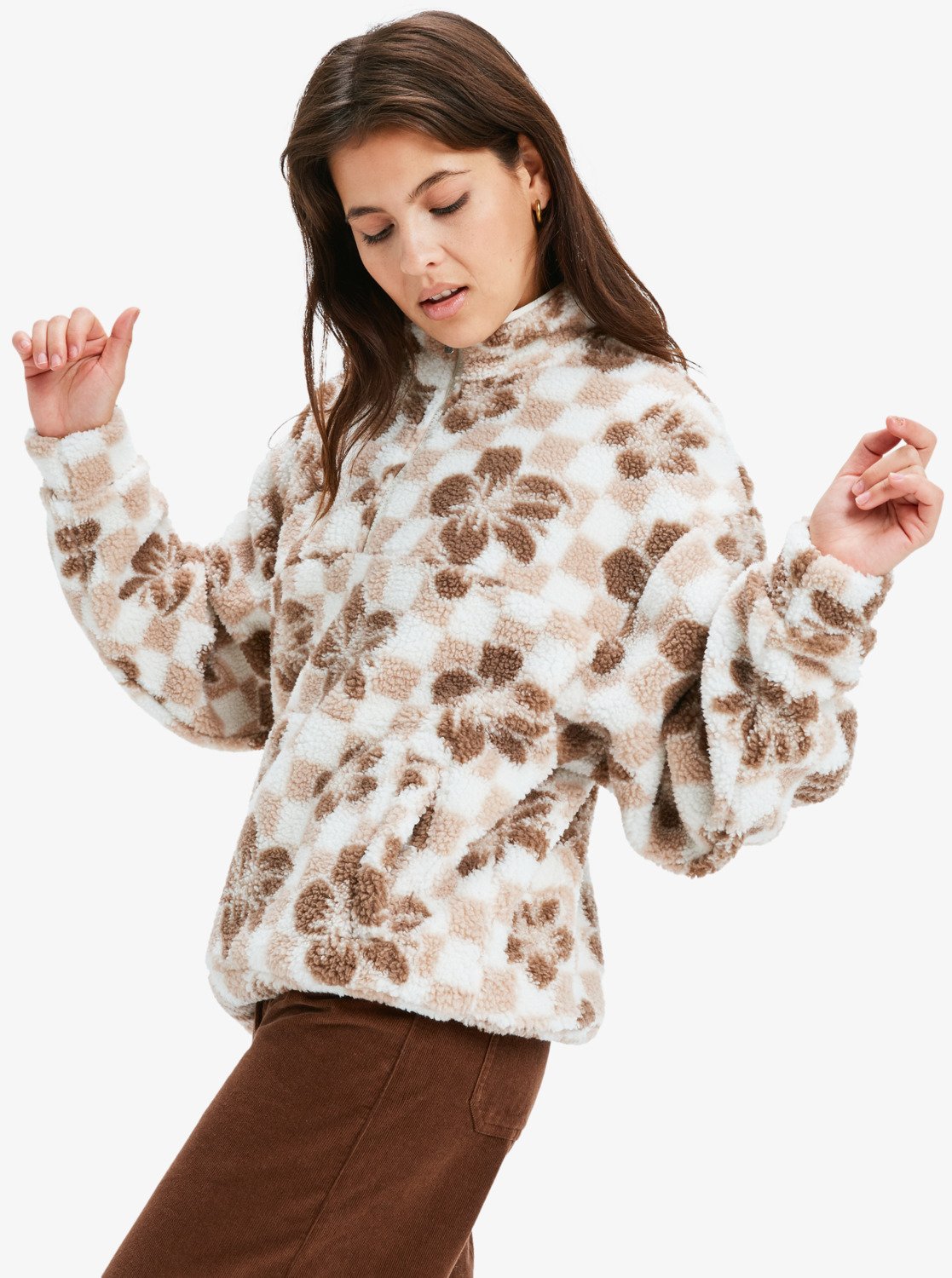 Roxy Jive Talking Half Zip Fleece