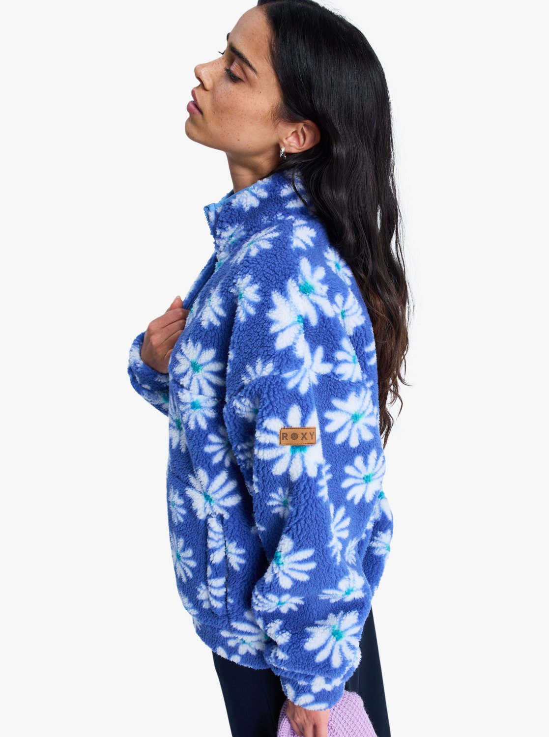 Roxy Jive Talking Bonded Half Zip Polar Fleece