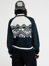 Roxy Under Northern Lights Mock Neck Zip Cardigan