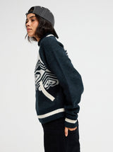 Roxy Under Northern Lights Mock Neck Zip Cardigan