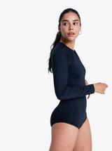 Roxy Essentials Long Sleeve Front Zip Swimsuit