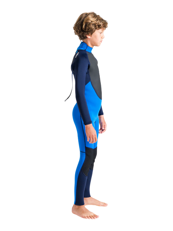 C-Skins Junior Element 3/2 Wetsuit - Cyan/Slate/Multi
