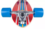 D Street Ocean Pintail Longboard - Red